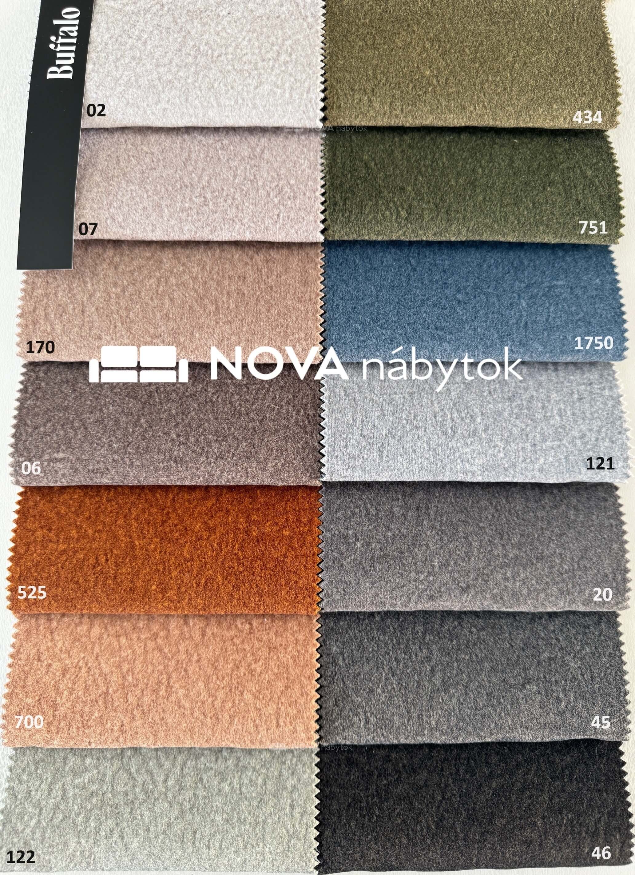 Buffalo potahová látka Nábytek NOVA